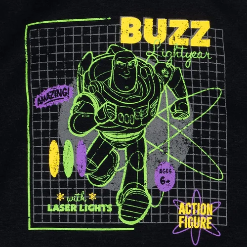 Vista 2 de Disney Pixar Toy Story Buzz Lightyear Woody Rex Forky - Sudadera con capucha de forro polar para niños pequeños