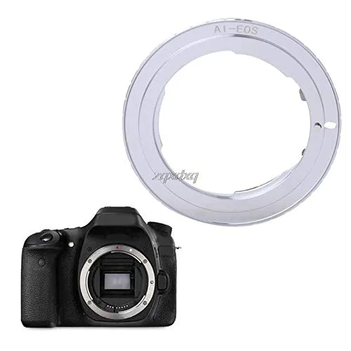 Vista 5 de para AI-EOS Adaptador para Nikon AI AI-S F Lente a Canon EF EOS Cámara AF Confirmar Anillo
