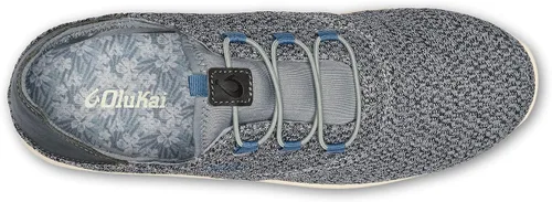 Vista 2 de OLUKAI Alapa Li - Tenis deportivos para hombre, malla transpirable y diseño que absorbe la humedad, sin cordones, ligeros y de apoyo
