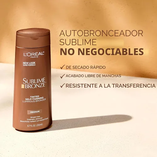 Vista 8 de L'Oréal Paris Sublime Bronze Luminous Bronzer Loción autobronceadora, 6.7 onzas