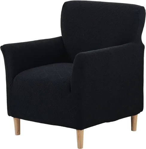 Vista 25 de Fundas de jacquard para sillón de banquete, fundas suaves para sillón de 1 pieza, fundas elásticas para silla de sala de estar, antideslizantes