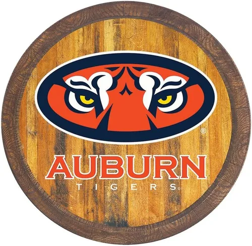 Vista 110 de The Fan Brands NCAA Alabama Crimson Tide: "Faux" - Letrero de barra del equipo deportivo, decoración para el hogar, dormitorio, garaje, oficina