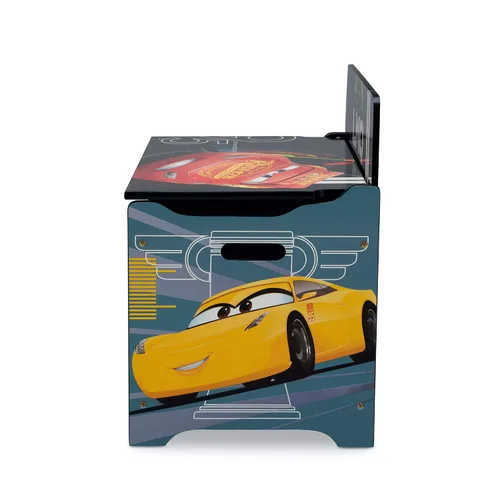 Vista 5 de Delta Children Caja de juguetes de lujo, Disney/Pixar Cars