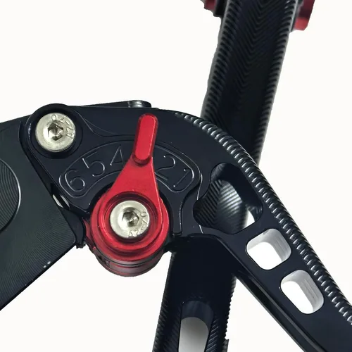 Vista 4 de Compatible con GSX250R 2017-2020, GSR750/GSX-S750 2011-2021, TL1000S 1997-2001, par de palancas de embrague de freno corto, color negro