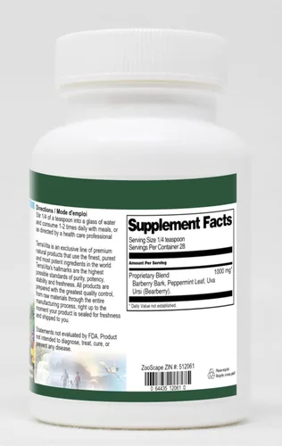 Vista 2 de Digestivo Apoyo Powder – Uva Ursi, barberry y menta (1 oz, zin: 512061), 1