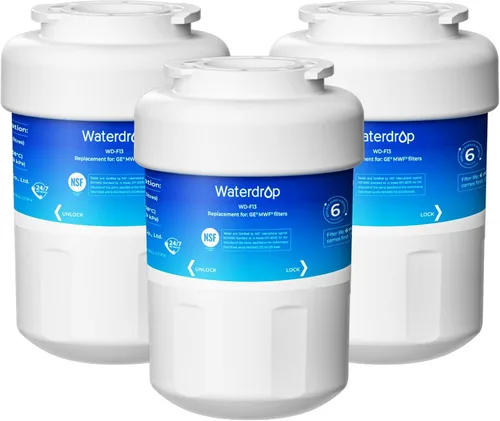 Vista 10 de Waterdrop WD-F13 Filtro de agua, recambio para GE® SmartWater® MWF®, MWFINT, MWFP, MWFA, GWF, HDX FMG-1, Kenmore® 9991, GSE25GSHECSS, WFC1201