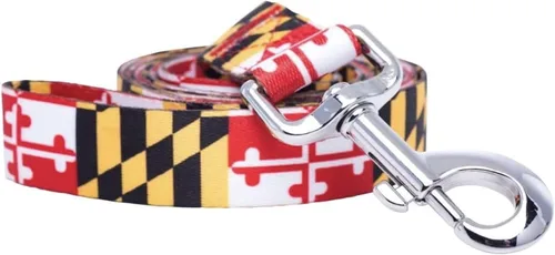 Vista 5 de Native Pup Correa para perro con bandera de Chicago (Chicago Big Stars)