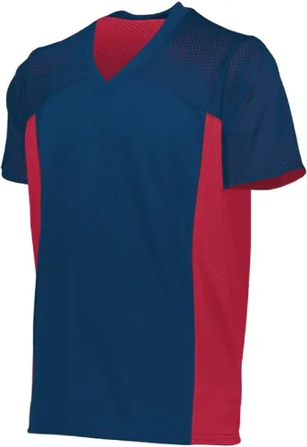 Vista 12 de Augusta Sportswear Boys' Augusta Sportswear Youth Reversible Flag Football Jersey Negro/Oro