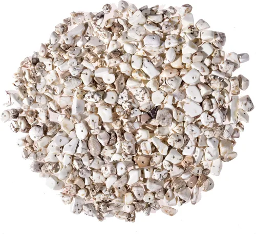 Vista 23 de Piedras preciosas naturales de amazonita de 5 a 0.315 in a granel, piedras preciosas de cristal perforadas de forma irregular para hacer joyas