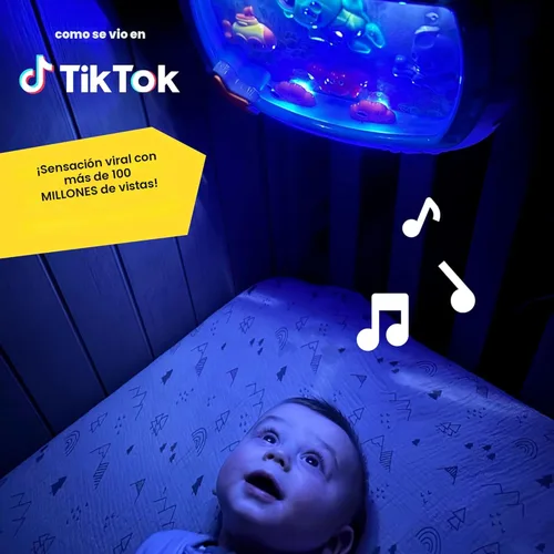 Vista 4 de Baby Einstein Sea Dreams - Calmante de juguete con control remoto, luces y melodías para recién nacidos y adultos