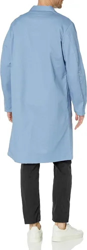 Vista 3 de Bulwark bata de laboratorio resistente al fuego, de 7 onzas, algodón, cuello con solapa