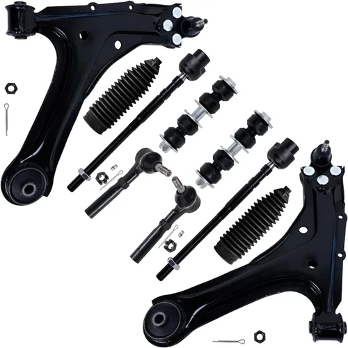 Vista 656 de Detroit Axle - Kit de suspensión frontal de 10 piezas para Dodge Avenger 2008-2014, Chrysler Sebring 2007-2010, 2 brazos de control inferiores, 2