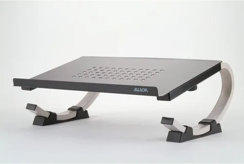 Vista 17 de Allsop Redmond - Soporte ajustable para laptop, elevador ergonómico de metal curvado y ventilado