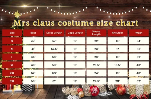 Vista 6 de Opemon Disfraz de Sra. Santa Claus para mujer, 3 piezas, vestido de Papá Noel para adultos, traje de Navidad, cosplay, fiesta de Navidad con capa
