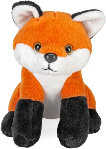 Vista 2 de Wild Republic Pocketkins - Peluche de zorro rojo, 5 pulgadas