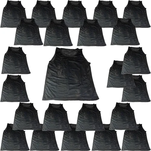 Vista 34 de BlueDot Trading Adult & Youth Scrimmage Training Vests for Soccer, Basketball & More – Available in 1, 6, 12, 24 Packs Naranja