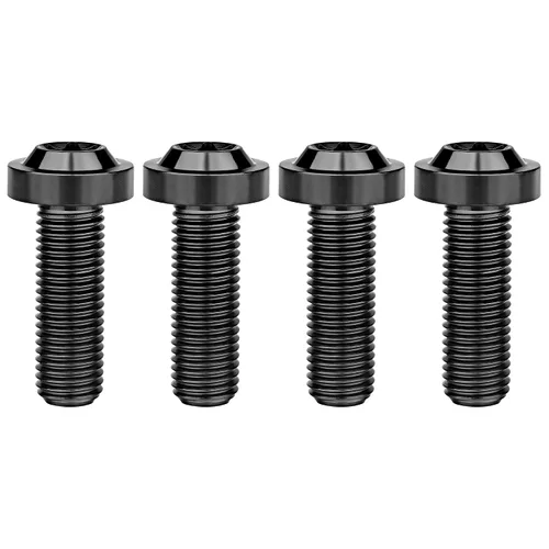 Vista 34 de Titanium M10 Torx Head Bolt (M10x10mm Pitch 1.25mm, Black) 10 15 20 25 30 35 40 45 50 55 60mm Pitch 1.25/1.5mm Screw Pack of 4