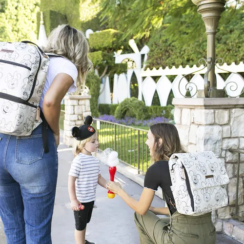 Vista 4 de Petunia Pickle Bottom Axis - Mochila Bolsa de bebé Mochila de pañales Bolsa de biberón Mochila sofisticada y espaciosa para mamás