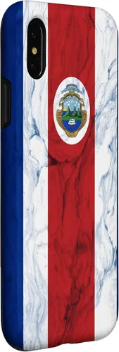 Vista 9 de Bandera de Costa Rica y fondo elegante - Funda del orgullo costarricense para iPhone 17