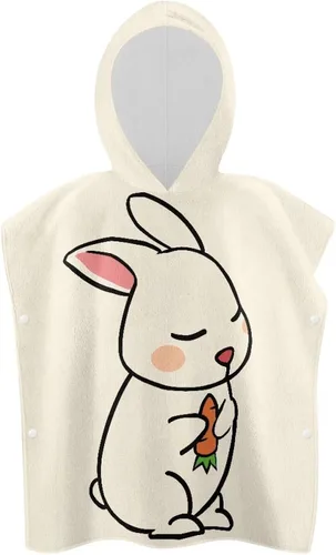 Vista 20 de Toalla suave con capucha para baño, piscina, playa, toalla de baño con capucha rosa de alpaca para niño y niña, decoración perfecta para baby shower