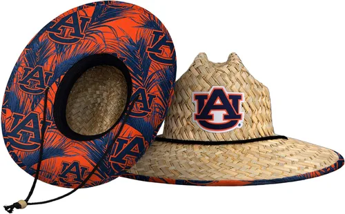 Vista 117 de FOCO - Sombrero de paja con logotipo de equipo universitario de NCAA y estampado floral para hombre
