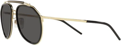 Vista 3 de Dolce & Gabbana DG2277-02/87 - Gafas de sol doradas, negras y gris oscuro, 2.244 in