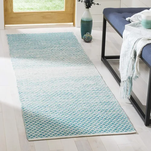 Vista 11 de SAFAVIEH Montauk Collection - Alfombra decorativa de 2 pies 3 pulgadas x 5 pies, color beige y marfil, algodón hecho a mano, ideal para zonas