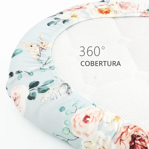 Vista 7 de GRSSDER Juego de 2 sábanas elásticas ultra suaves para cuna, ajuste universal para cuna de bebé, colchón rectangular ovalado, flores y frutas