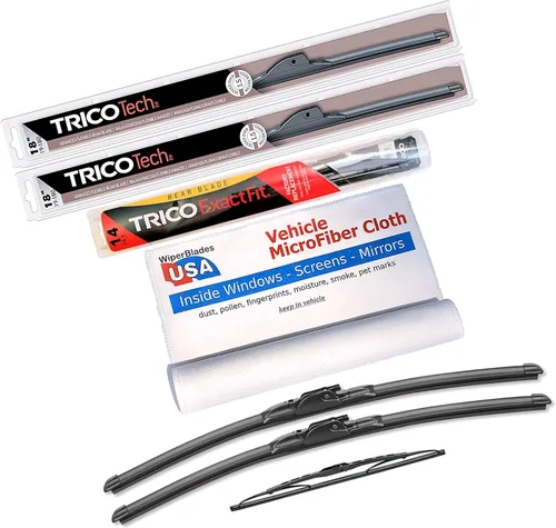 Vista 22 de WiperBladesUSA Limpiaparabrisas de Hoja Beam compatibles con Ford Custom 500 1969 (Juego de 2) Limpiaparabrisas