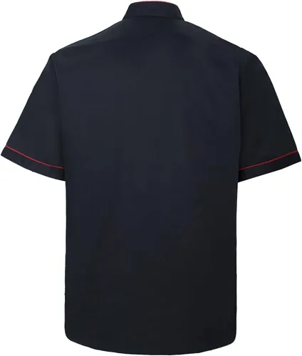 Vista 2 de TOPTIE - Chaqueta de chef de manga corta unisex