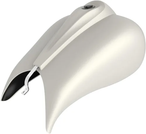 Vista 32 de Cubiertas de tanque estiradas con consola de tablero y tapa de tanque de combustible, cubiertas de combustible de galón para Harley Touring Whisky