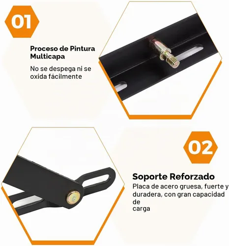 Vista 6 de BEAMNOVA Mecanismo de elevación de cama de 4.6 pies, capacidad de carga de 286-353 libras, juego de resortes de gas de elevación, resistente