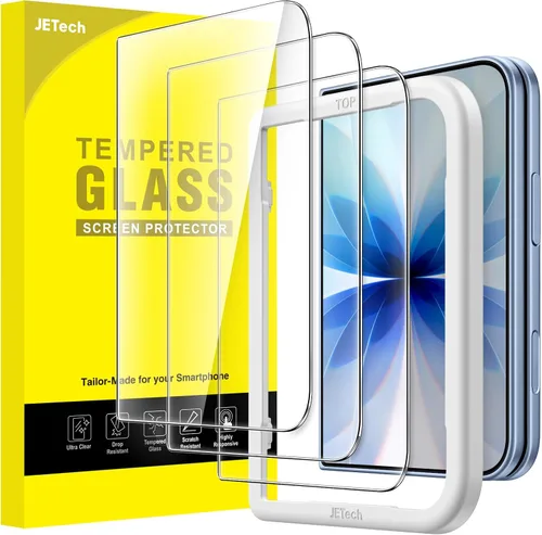Vista 9 de JETech Protector de pantalla para iPhone 15, paquete de 3