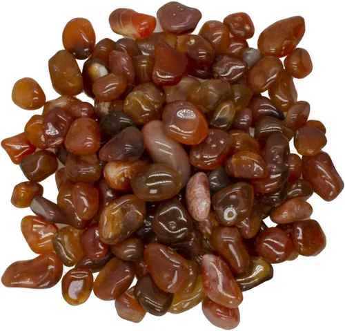 Vista 27 de Piedras de ágata mixta de 1 libra de África - 0.5 a 0.75 pulgadas promedio - Rocas pulidas para artes y manualidades, reiki, wicca y mucho más.