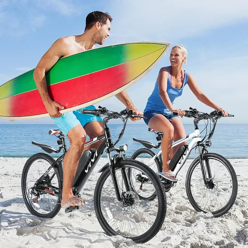 Vista 8 de Vivi Electric Bike for Adults 26 Inch 749W Peak Ebike for Adults Removable 48V Battery, Electric Mountain Bike 21 Speed Gears, Electric Bicycle 20