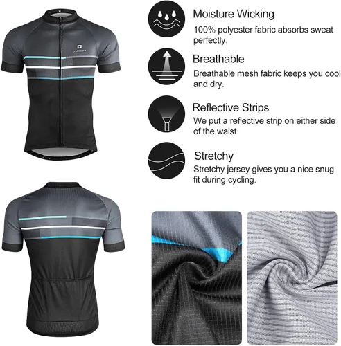 Vista 5 de LAMEDA Cycling Jersey Mens