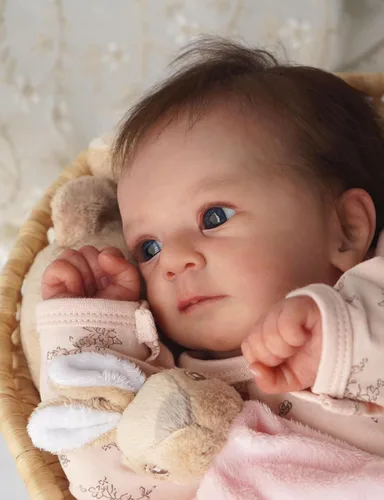 Vista 2 de OYESY Muñecas Realistas de Bebé Reborn Niña Realistas Recién Nacido 20 Pulgadas Hecho a Mano Cuerpo Completo Vinilo Suave Muñecas de Vida Real