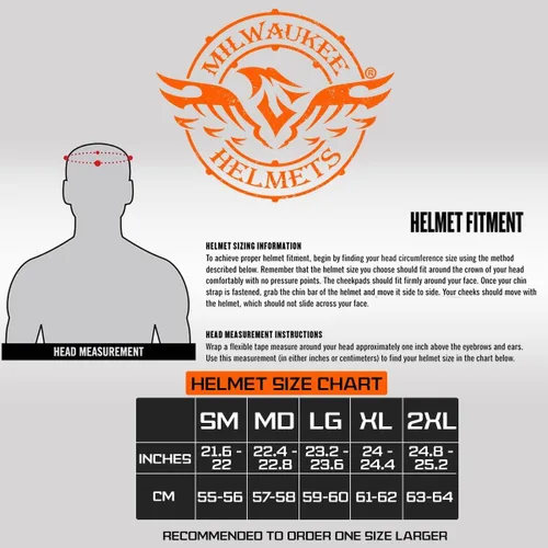 Vista 3 de Milwaukee Helmets MPH9718DOT - Casco de motocicleta de media cara negro mate 'Momentum' aprobado por puntos para hombres y mujeres, con visera