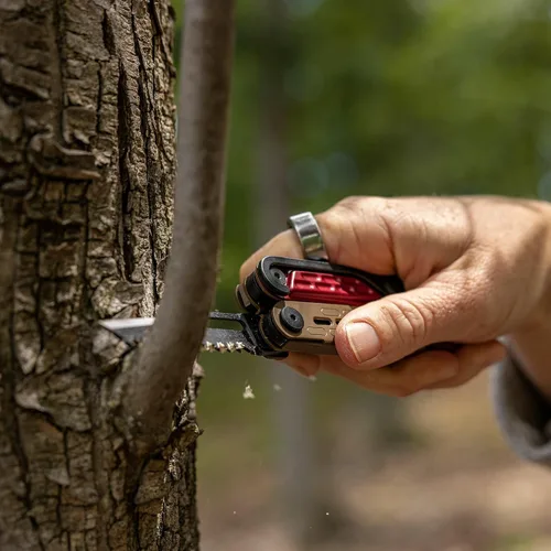 Vista 8 de Gerber Gear Stakeout Spark - Cuchillo plegable multiherramienta para mochileros, supervivencia, campamento, al aire libre, herramienta de bolsillo