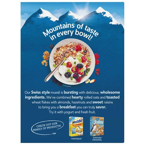 Vista 7 de Cereales Alpen, sin azúcar añadido, 14 oz (Paquete de 6)