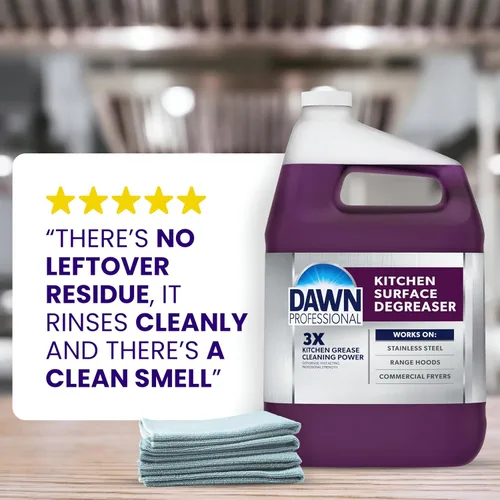 Vista 8 de P&G Professional DAWN - Desengrasante de superficie de cocina, 32 onzas (caja de 6), para eliminar la grasa resistente que se encuentra en cocinas