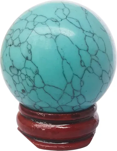 Vista 28 de Escultura de esfera de adivinación de cristal curativo de labradorita negra de 1.575 pulgadas, bola de piedras preciosas, colección decorativa