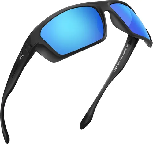 Vista 14 de KastKing Huzzah - Lentes de sol deportivos, polarizados y con protección ultravioleta, para hombres y mujeres, ideales para conducir, pescar, hacer