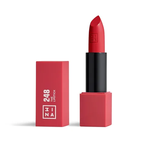 Vista 7 de 3INA The Lipstick - Lápiz labial hidratante para mujer, acabado satinado semimate con 5 horas de uso prolongado, altamente pigmentado y cómodo 245