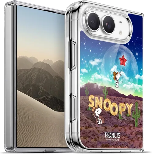 Vista 60 de Head Case Designs Funda de gel con licencia oficial de Peanuts Nebula Cactus Needles Snoopy Space Cowboy [protección de grado militar] compatible