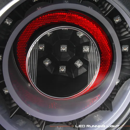 Vista 6 de AKKON - Compatible con 2009-2017 GTR GT-R R35 Sport Coupé 2 puertas LED negras luces traseras conductor+pasajero con freno de estacionamiento