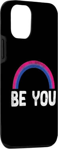 Vista 3 de Funda de regalo para iPhone 14 Pro You Be Rainbow Bisexual Pride VIntage Bi Flag LGBTQ