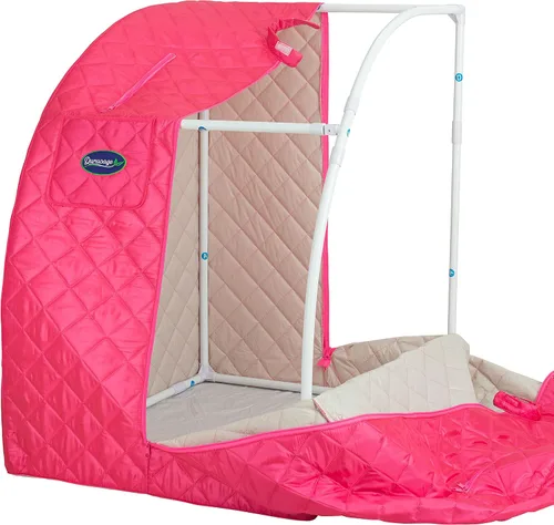 Vista 8 de Durasage - Sauna de vapor portátil para uso doméstico – Tienda de spa personal plegable para todo el cuerpo con generador de vapor de 800 W