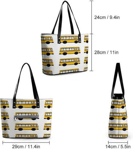 Vista 4 de Bolso de moda con cremallera Bolso de mano de gran capacidad Bolso de hombro Color780