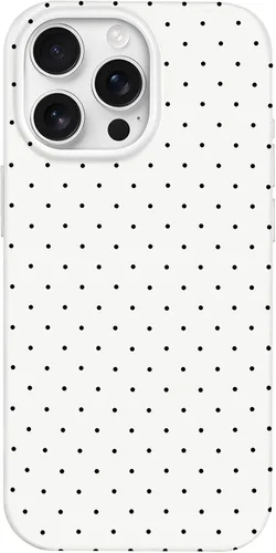 Vista 12 de Hython Funda para iPhone Air, diseño estético de lunares lindos, funda simple de 6.5 pulgadas, delgada, antiarañazos, parachoques de TPU suave, a